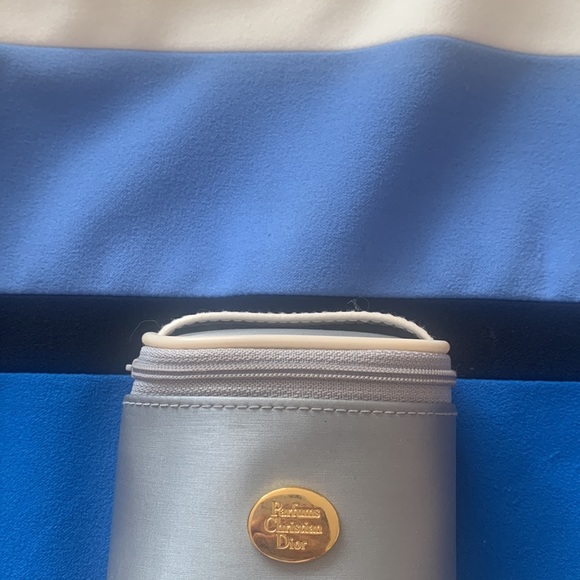 Dior - Small Makeup Pouch / Bag (Light Blue/grey) - Picture 14 of 16